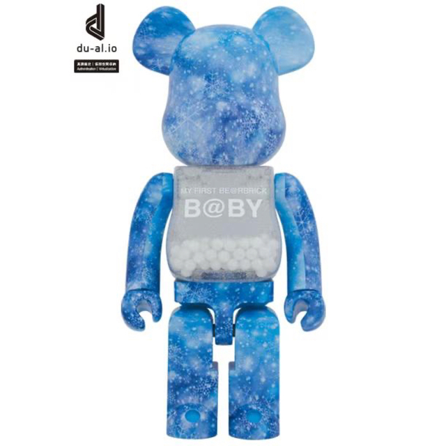 BE@RBRICK(ベアブリック)のMY FIRST BE@RBRICK B@BY CRYSTAL OF SNOW ハンドメイドのおもちゃ(フィギュア)の商品写真