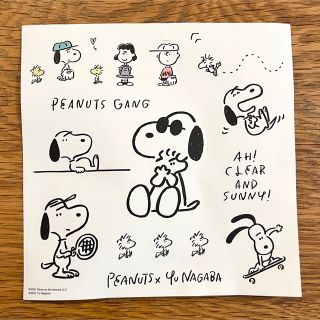 スヌーピー(SNOOPY)のピーナッツ×長場雄 スヌーピーステッカー(キャラクターグッズ)