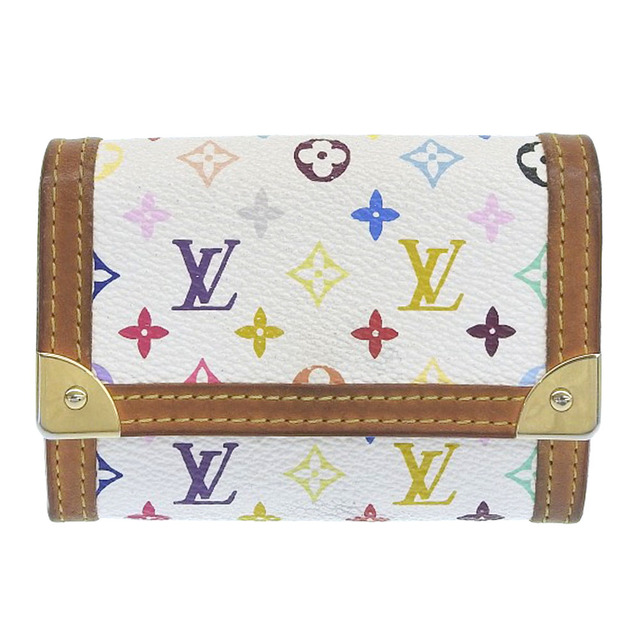 【本物保証】 ルイヴィトン LOUIS VUITTON モノグラム マルチカラー ポルトモネ プラ 小銭入れ コインケース ブロン M92657