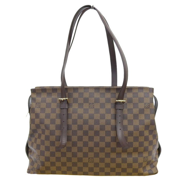 約40cm高さ【本物保証】 超美品 ルイヴィトン LOUIS VUITTON ダミエ チェルシー ショルダーバッグ トートバッグ エベヌ N51119