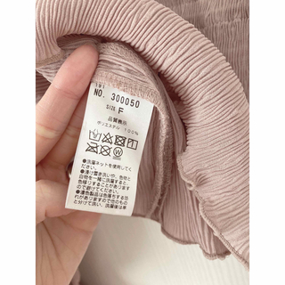 NICE CLAUP - くすみピンクプリーツ羽織パーカーの通販 by kiki's 