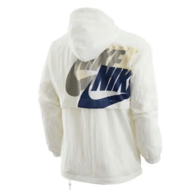 NIKE(ナイキ)のNIKE ナイロンジャケット ジャージ ホワイト ブルー オレンジ レッド　XL メンズのジャケット/アウター(ナイロンジャケット)の商品写真