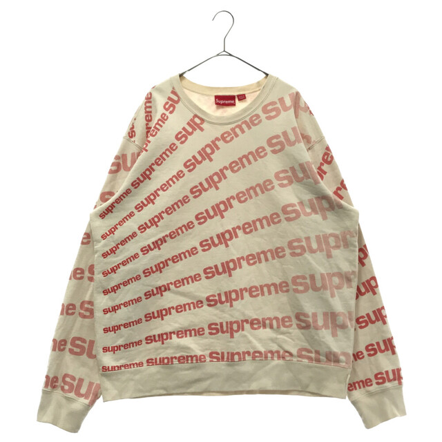 SUPREME シュプリーム 20SS Radial Crewneck 総柄 ロゴ クルーネック