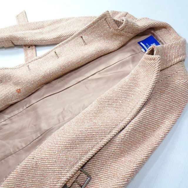 BURBERRY バーバリー ブルーレーベル ピンク ウール コート 【お買得