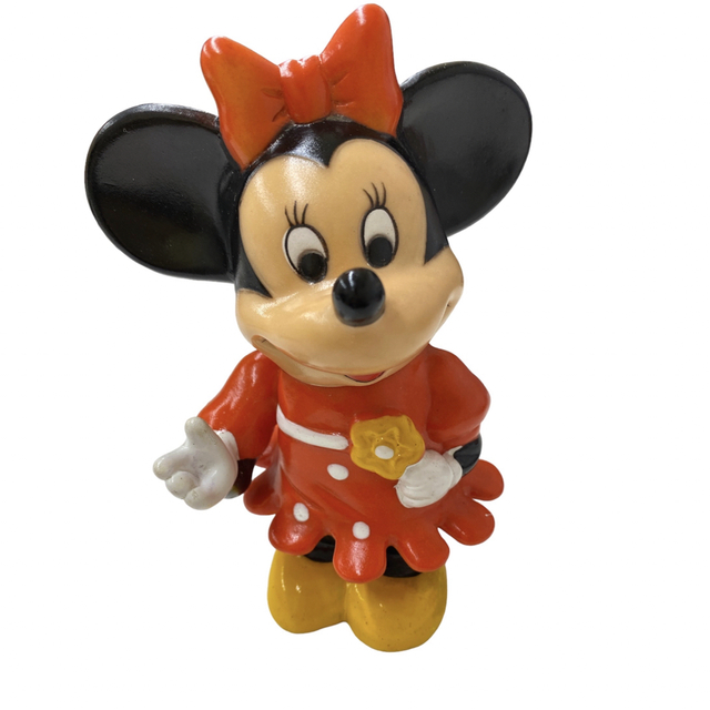 ミニーマウス(ミニーマウス)のミニーマウス貯金箱　ヴィンテージ エンタメ/ホビーのおもちゃ/ぬいぐるみ(キャラクターグッズ)の商品写真