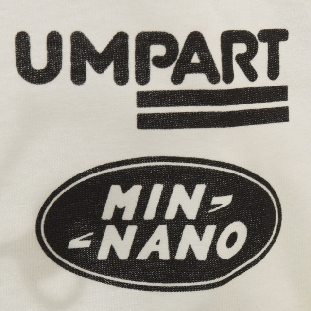 MINNAO ミンナノ 半袖プリントTシャツ ホワイト