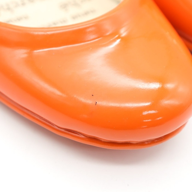 ノイエマルシェ フラットシューズ ラウンドトゥ パンプス 日本製 シューズ シンプル 靴 レディース 23.5cmサイズ オレンジ neue marche レディースの靴/シューズ(ハイヒール/パンプス)の商品写真