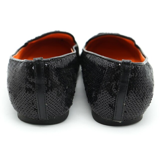 COCUE(コキュ)のコキュ フラットシューズ スパンコール ラウンドトゥ スリッポン シューズ 靴 黒 レディース 23.5cmサイズ ブラック cocue レディースの靴/シューズ(ハイヒール/パンプス)の商品写真