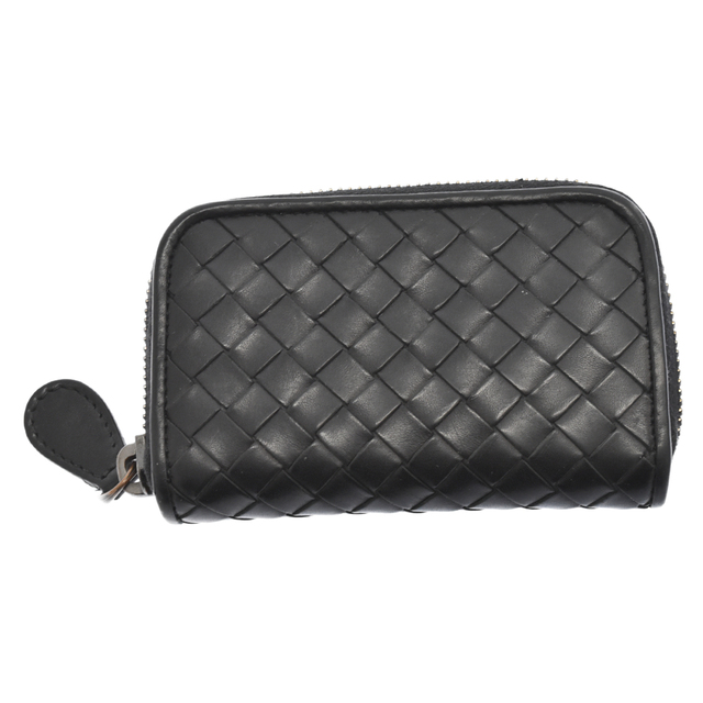 BOTTEGA VENETA ボッテガヴェネタ イントレチャート ラウンドジップウォレット コインケース B0227989C ブラック