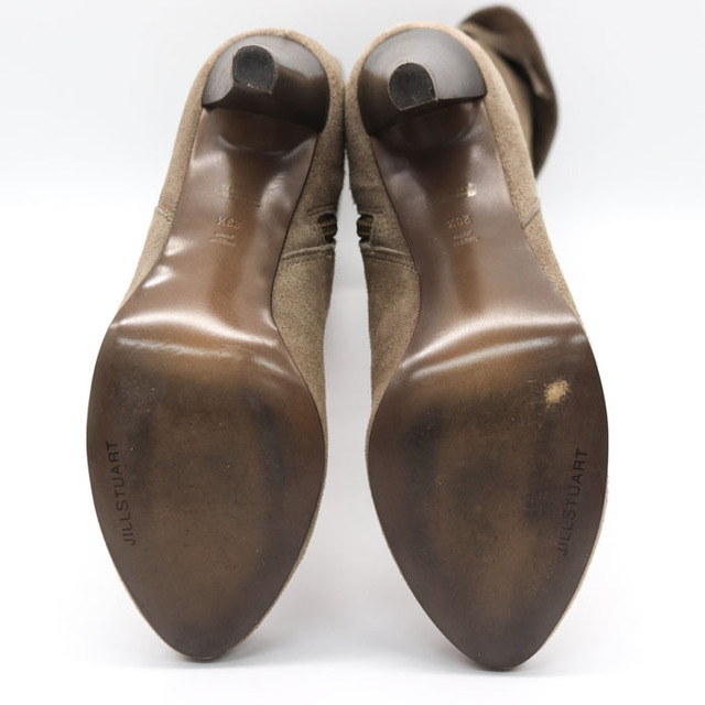JILLSTUART(ジルスチュアート)のジルスチュアート ロングブーツ ニーハイブーツ スエードレザー ハイヒール ブランド 靴 レディース 23.5cmサイズ ブラウン JILLSTUART レディースの靴/シューズ(ブーツ)の商品写真