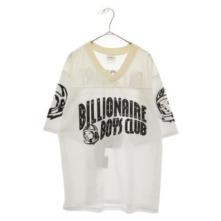 ビリオネアボーイズクラブ(BBC)のBILLIONAIRE BOYS CLUB ビリオネアボーイズクラブ FOOTBALL JERSEY フットボールジャージー メッシュT ホワイト(Tシャツ/カットソー(半袖/袖なし))