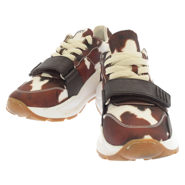 BURBERRY バーバリー RAMSEY LOW TOP SNEAKERS カウプリントロートップ