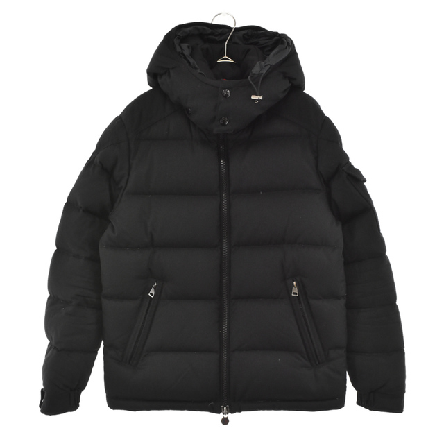 MONCLER モンクレール 21AW MONTGENEVRE GIUBBOTTO G20911A53700 54272モンジュネーブル ウール フード ダウンジャケット ブラック