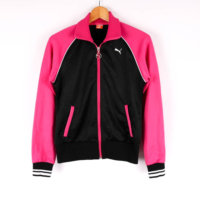 PUMA - プーマ 長袖ジャージ フルジップ ロゴ ラグラン トップス
