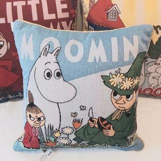 ムーミン(MOOMIN)のセール♪新品 ムーミン ゴブラン調 クッションカバー（ミィ・スナフキン）新生活(その他)