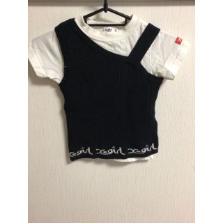 エックスガール(X-girl)のTシャツ　ニットセット(Tシャツ/カットソー)