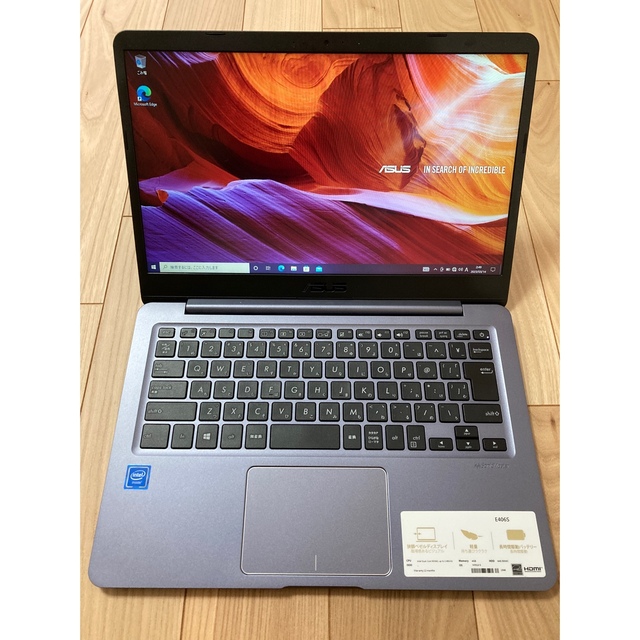 美品 ASUS ノートパソコン E406SA スターグレー