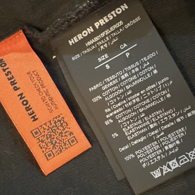 HERON PRESTON(ヘロンプレストン)の激レア Heron Preston×CAT 限定Tシャツ メンズのトップス(Tシャツ/カットソー(七分/長袖))の商品写真