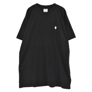 マルセロブロン(MARCELO BURLON)のMARCELO BURLON マルセロバーロン ロゴ刺繍半袖Tシャツ CMAA018F21JER008 ブラック(Tシャツ/カットソー(半袖/袖なし))