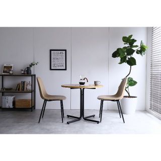 IN JLYP ダイニングチェア ブラウン 1脚 カフェチェア