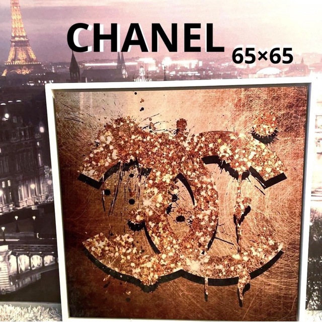 シャネル CHANELCOCO パネル65×65 CHANELキラキラキャンパス | フリマアプリ ラクマ