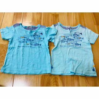 ラグマート(RAG MART)のラグマート　110 Tシャツ　2枚セット　双子　お揃いコーデ(Tシャツ/カットソー)