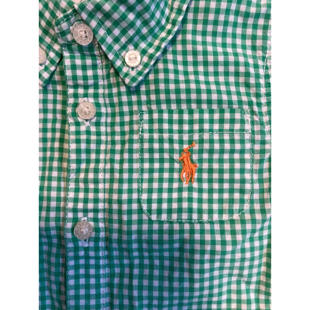 Ralph Lauren(ラルフローレン)のラルフローレン　半袖ロンパース　9M キッズ/ベビー/マタニティのベビー服(~85cm)(ロンパース)の商品写真