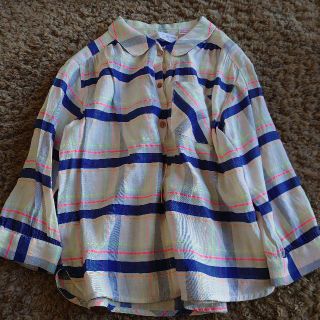 ザラキッズ(ZARA KIDS)のZARA チェックブラウス(ブラウス)