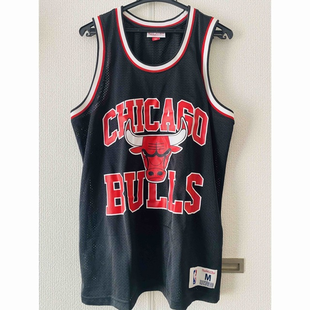 NBA☆CHICAGOBULLS☆ブルズ☆トラックジャケット☆ジャージ☆黒☆M☆