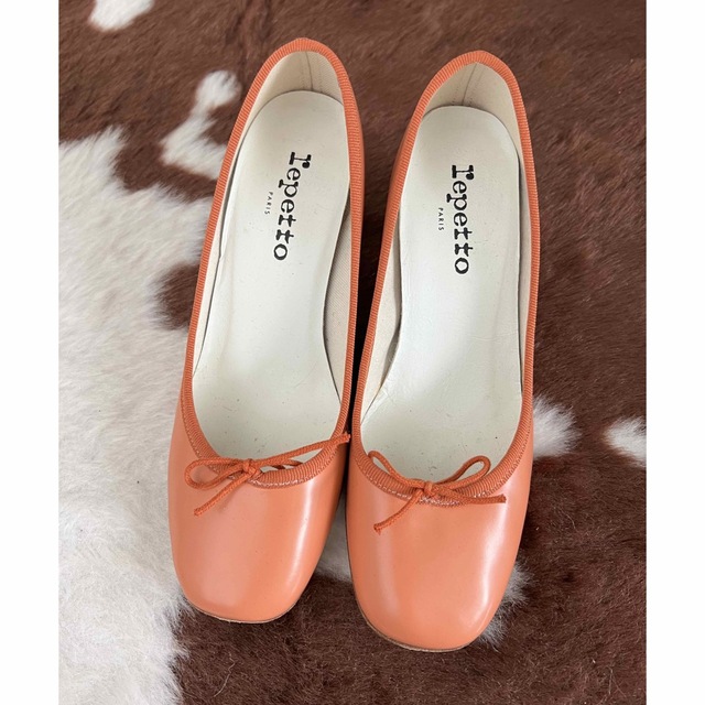 repetto レペット　37  オレンジパンプス 1