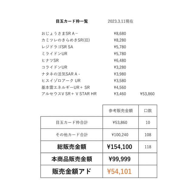 ポケカまとめ売り　 SR、 UR、HR計118枚以上