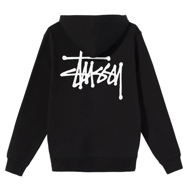 STUSSY zip-up hoodie ブラック Lサイズ 1