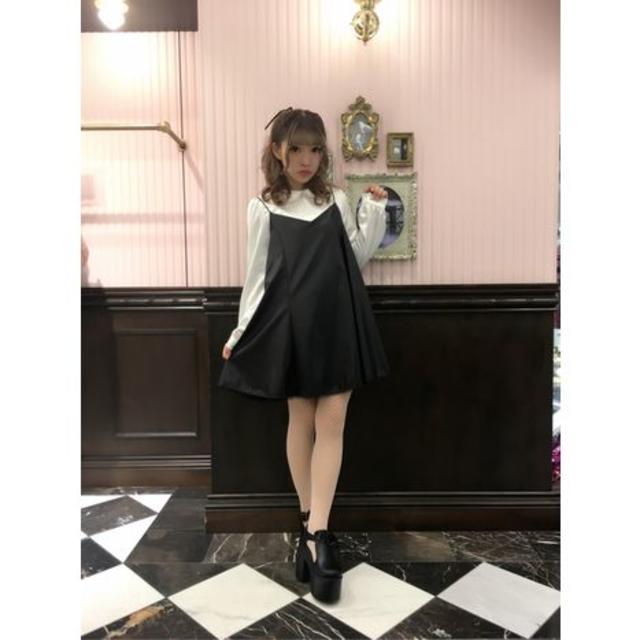 E hyphen world gallery BonBon - レザーAラインOP ワンピース e hyphen bonbon