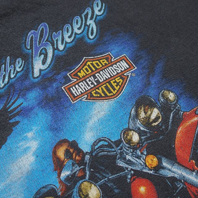 Harley Davidson(ハーレーダビッドソン)のHARLEY DAVIDSON ハーレーダビッドソン Tシャツ 古着 半袖 L メンズのトップス(Tシャツ/カットソー(半袖/袖なし))の商品写真