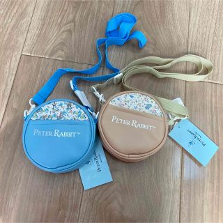 ピーターラビット(PETER RABBIT（TM）)のピーターラビット ベビー キッズ ショルダーバック 双子 お揃い ペア 新品(ポシェット)