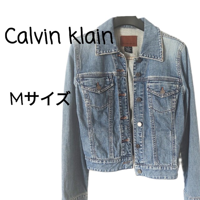 Calvin Klein(カルバンクライン)の【カルバンクラインジーンズ】Gジャン　デニムジャケット　Mサイズ　古着 レディースのジャケット/アウター(Gジャン/デニムジャケット)の商品写真