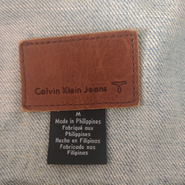 Calvin Klein(カルバンクライン)の【カルバンクラインジーンズ】Gジャン　デニムジャケット　Mサイズ　古着 レディースのジャケット/アウター(Gジャン/デニムジャケット)の商品写真