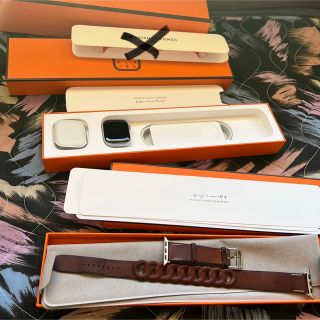 アップルウォッチ(Apple Watch)のApple Watch Series7 41mm HERMES ドゥブルトゥール(腕時計(デジタル))