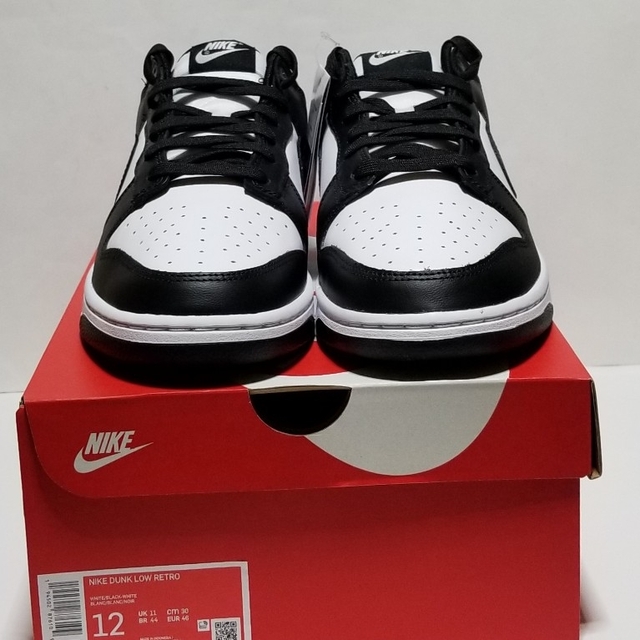 NIKE(ナイキ)のNIKE DUNK LOW RETRO 30cm  White / Black メンズの靴/シューズ(スニーカー)の商品写真