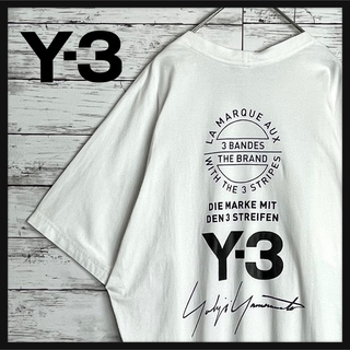 ワイスリー(Y-3)の【定番カラー】Y-3⭐︎バックプリント人気デザインtシャツ　ビッグサイズ入手困難(Tシャツ/カットソー(半袖/袖なし))