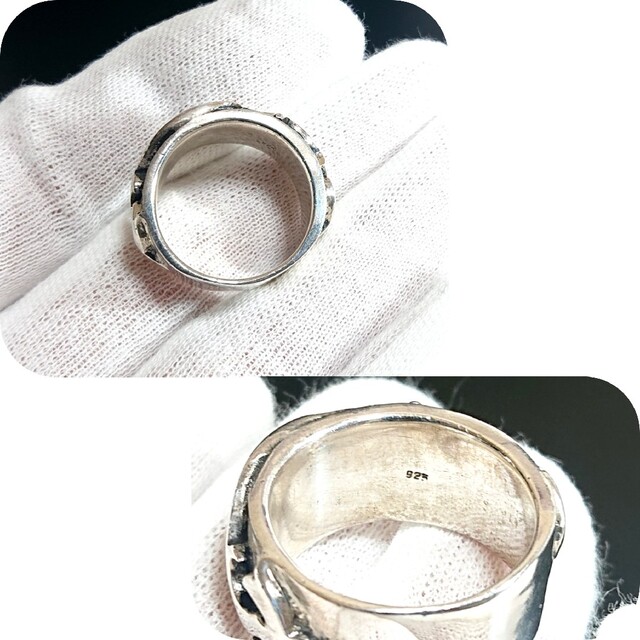 1642 SILVER925 アラベスクリング17号 シルバー925 トライバル メンズのアクセサリー(リング(指輪))の商品写真