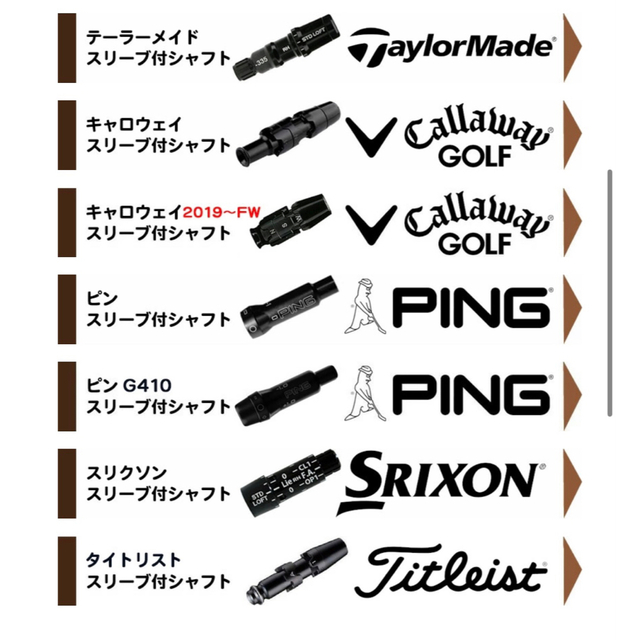 ベンタス ブラック TR 5X ドライバー用 Callaway スリーブ