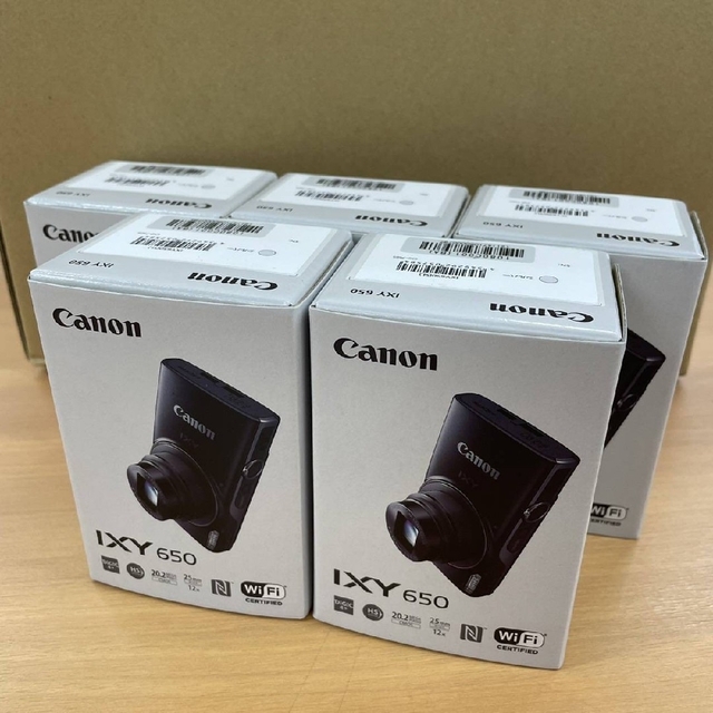 約180枚CANON IXY650 デシタルカメラ 5台セット(新品・未使用品)