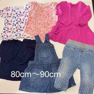 ベビーギャップ(babyGAP)のベビー子供服　　80cm〜90cm まとめ売り(Tシャツ/カットソー)