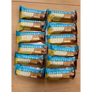 マイプロテイン(MYPROTEIN)のマイプロテイン　レイヤードバー　ピーナッツバター味　60g×12(菓子/デザート)