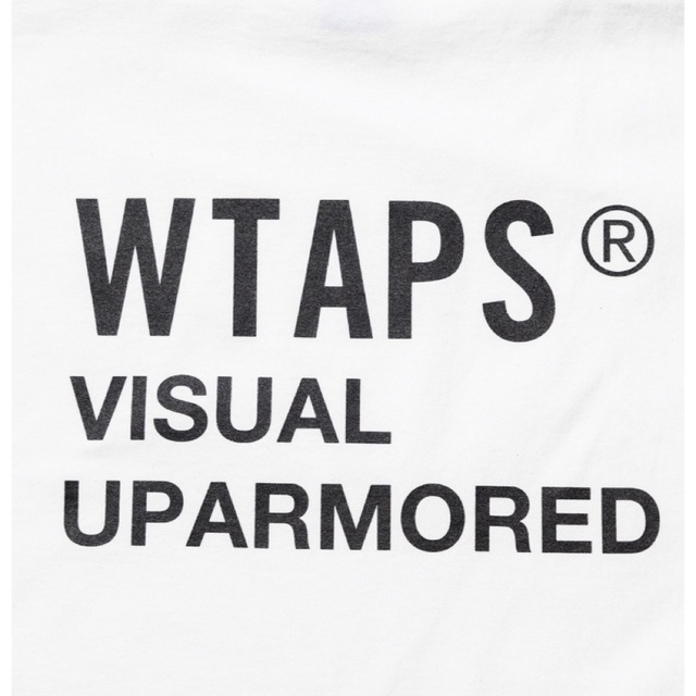 W)taps(ダブルタップス)のWTAPS 23SS VISUAL UPARMORED LS WHITE XL メンズのトップス(Tシャツ/カットソー(七分/長袖))の商品写真