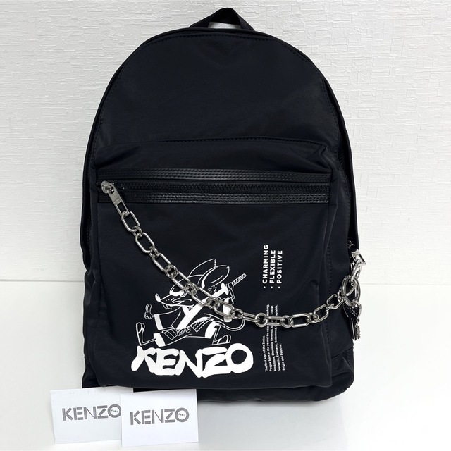 完売品　美品　レア　ケンゾー KENZO リュック ビッグロゴ ホワイト