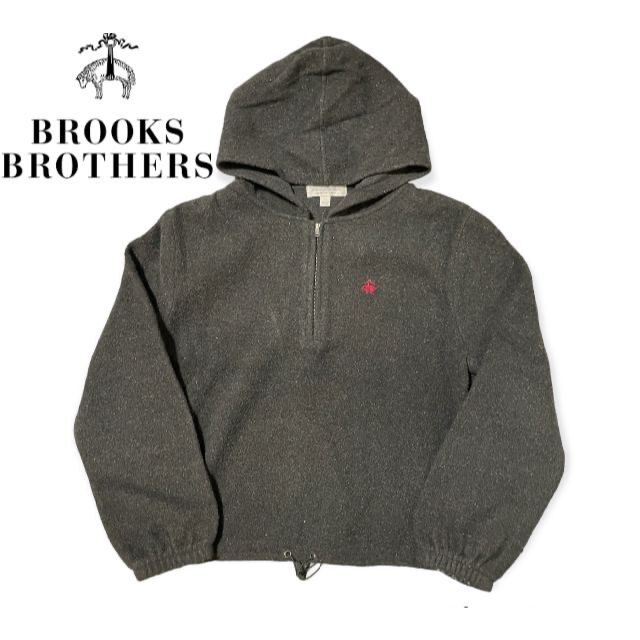 L BROOKS BROTHERS ハーフジップ アノラック ウール フーディその他