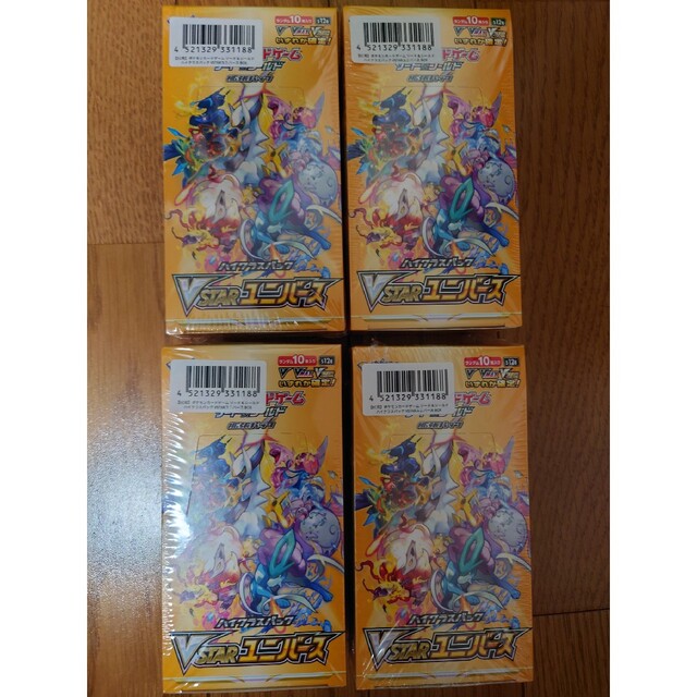 ポケモンカードゲーム VSTARユニバース 4box シュリンク付き