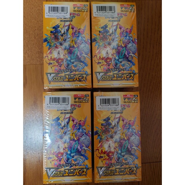 ポケモンカードゲーム VSTARユニバース 4box シュリンク付き ...